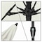 California Umbrella 7.5' Bronze Aluminum Market Patio Umbrella, Olefin White 194061336489 - alternate 2